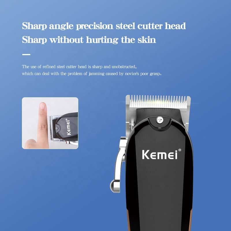 Kemei KM-1756 Tondeuse électrique haute puissance 10 W Tondeuse professionnelle Charge USB Coupe cheveux Hine Barber_voghion.com