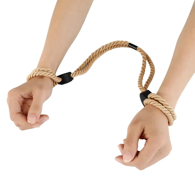 Bomullstauhåndjern Håndjern Ankelhåndjern Begrensninger Bondage Armbånd BDSM Fetisj Voksen Sexleketøy Brukes For Par Eksotisk_voghion.com