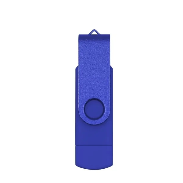 hög hastighet Real Capacity Metallrotation OTG usb-flashenhet pennenhet 1GB 8GB 16gb 32gb 64gb micro usb2.0 pendrive extern lagring Memory Stick_voghion.com