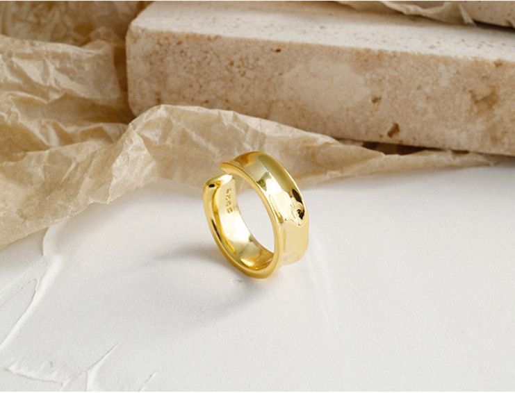 Orecchini a clip con fascia larga in argento sterling 925 da donna, confezione regalo I70_voghion.com