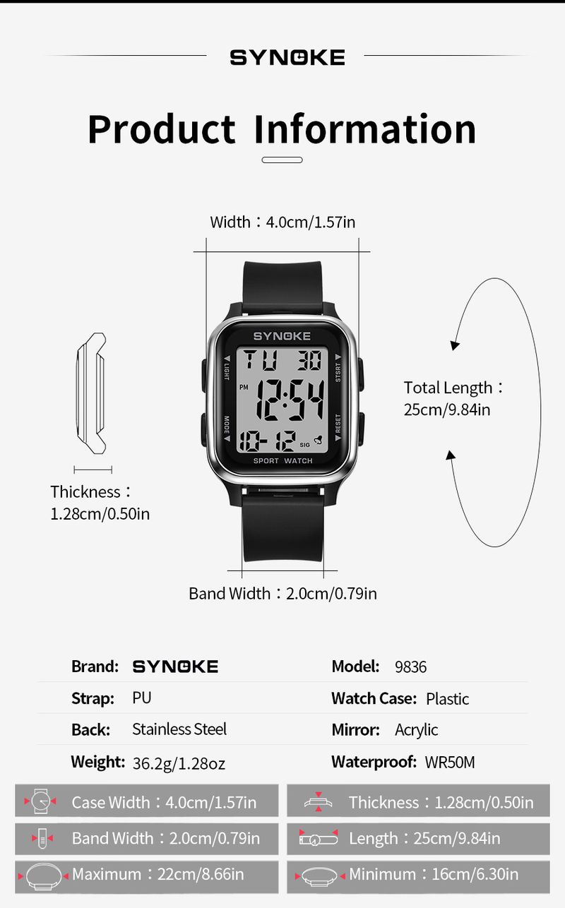 Outdoor Militär Digitaluhr Neu für Männer Mode Retro Herrenuhr Sport Wasserdicht Herrenuhr Multifunktionale Leucht_voghion.com