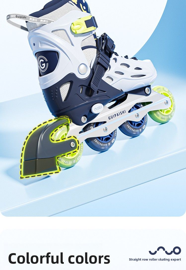 Children's Beginner Full Set 3-12 Years Old Boys Shoes Roller Skates Girls_voghion.com