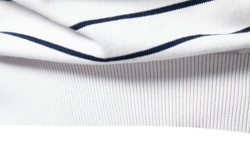 Men's Clothing New Striped Color Matching Long Sleeved Men's Knitted Sweater Fashionable Round Neck Men's Casual Sweater_voghion.com
