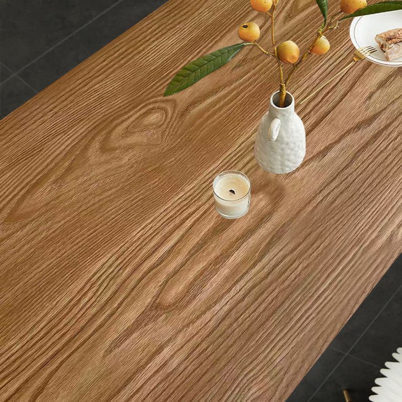 New Brown Wood Grain Self-Adhesive Home Decor DIY Wardrobe Renovation Background Wall PVC Wallpaper_voghion.com