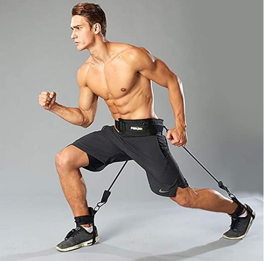 Vertical Trainer Basketball Track And Field Exercise Leg Explosion Power Jump Rope Resistance Band Training_voghion.com