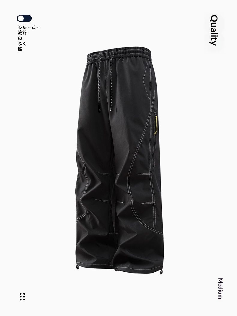 Pantalon cargo long softshell imperméable, fin et tendance 001, pour homme et femme, idéal pour la randonnée et les activités de plein air._voghion.com