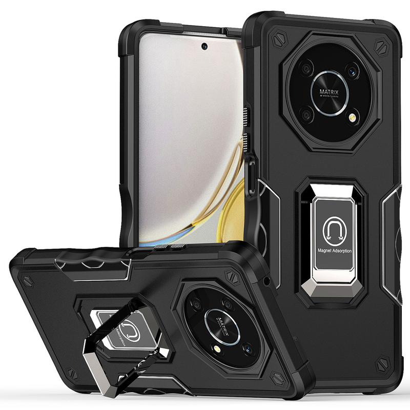 KEYSION Shockproof Armor ovitek za Honor X9 5G X30 Silikonski + PC kovinski obroč stojalo hrbtni pokrov telefona za Huawei Honor Magic_voghion.com