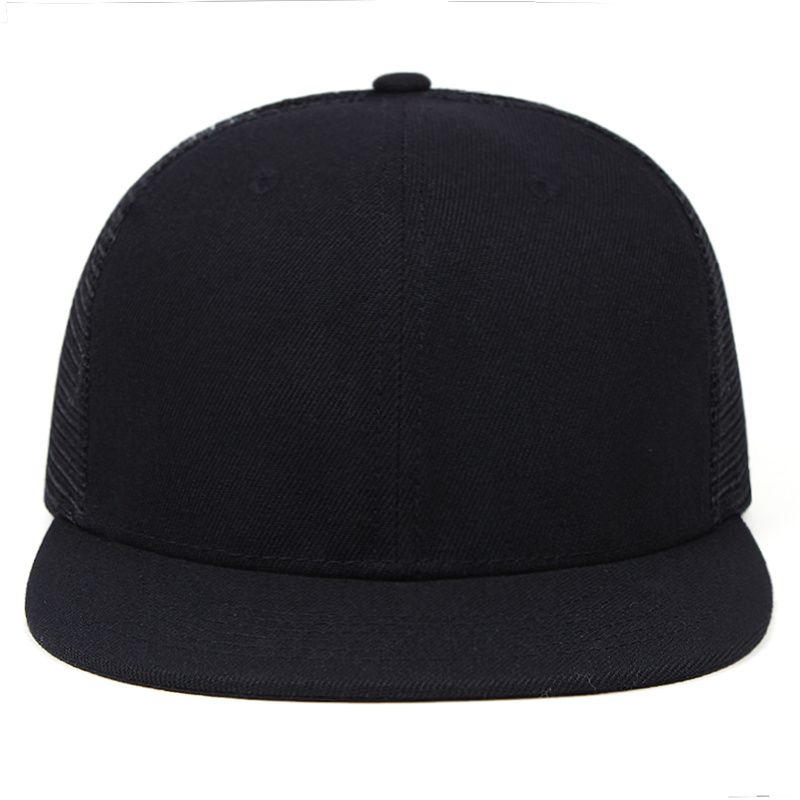Baseballkappe für Herren, einfarbig, atmungsaktiv, Netzstoff, Snapback_voghion.com