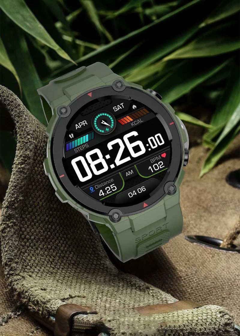 GPS Beidou Sports Cycling Heart Rate Blood Oxygen Running Pace Marathon Multifunctional Outdoor Smart Watch Waterproof_voghion.com