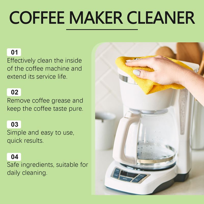 Jakehoe Coffee Machine Cleaner Removes Coffee Deposits Coffee Oil Stains Clean And Maintain Equipment_voghion.com