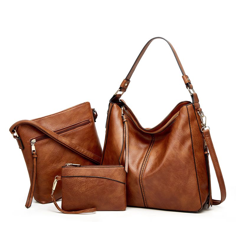 Handbag Set For Women Stylish Large Capacity Tote Shoulder Bag_voghion.com