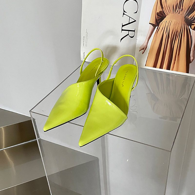 P9Niche Design 2023 New European And American Pointed High Heels Fashionable Wom's Shoes Versatile Toe Sandals For_voghion.com