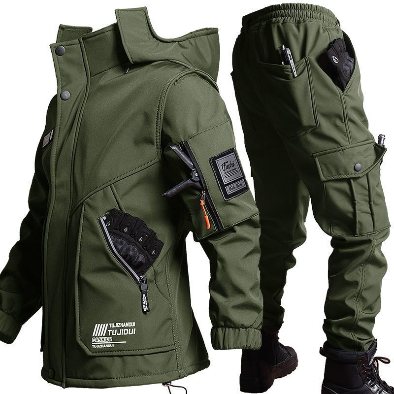 Taktische Winterjacke für Herren – Outdoor-Mantel im Militär-Stil, winddicht und warm für Jagd, Arbeitskleidung und Radfahren_voghion.com
