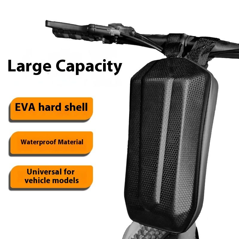 Bolsa para manillar de bicicleta DTUCYCLE, resistente al agua, de EVA, para patinete eléctrico de montaña_voghion.com