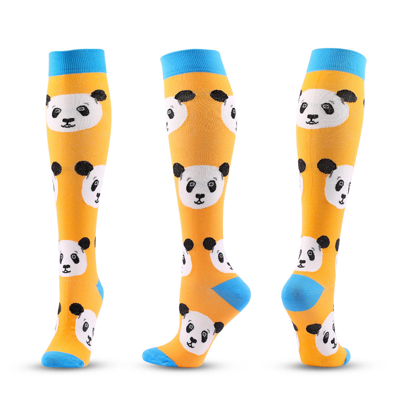 Chaussettes chaussettes de compression, chaussettes de mollet à pression, chaussettes de sport longues, chaussettes d'infirmière, chaussettes à pression élastiques de protection des jambes_voghion.com