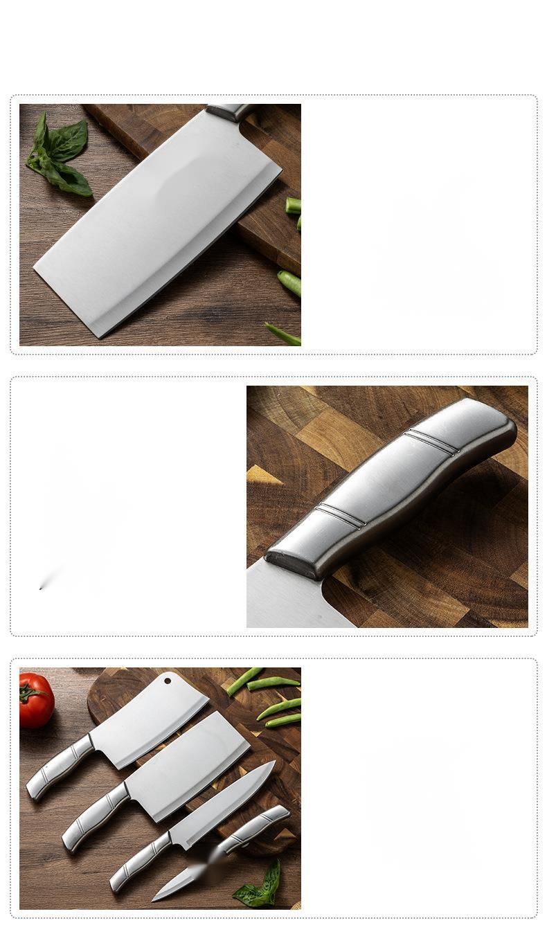 Stainless Steel Hollow Handle 8-Piece Kitchen Household Chef Meat Cutting Vegetable Fruit Multi-Purpose Knife Set_voghion.com