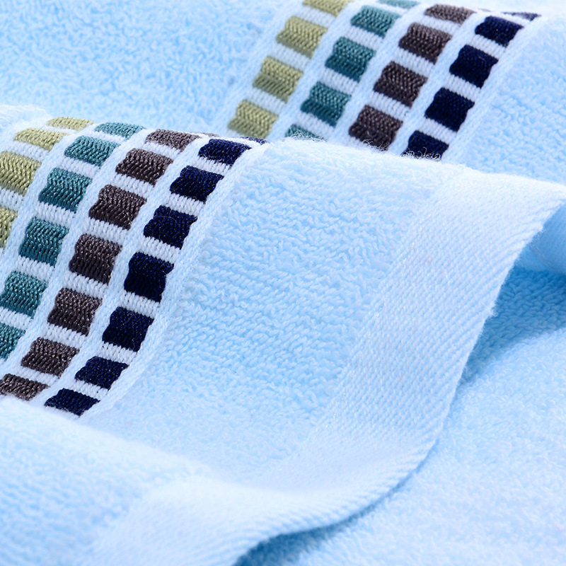 Straight pure cotton gift towel, household thickened and soft facial towel embroidery_voghion.com