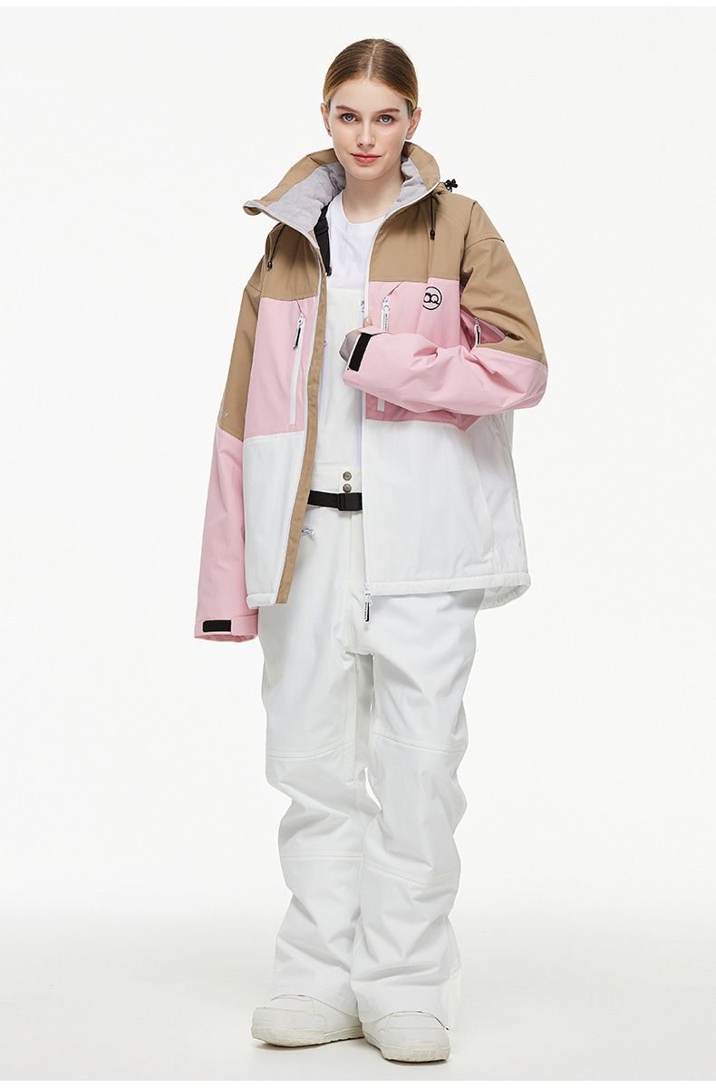 001 Tuta da sci invernale impermeabile da donna e uomo, giacca e pantaloni, nuovo modello transfrontaliero_voghion.com