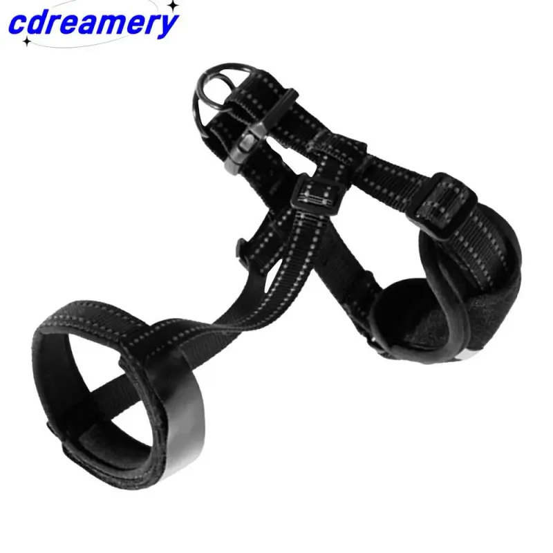 Reflective Dog Muzzle Reflective Adjustable Pet Muzzles Portable Dog Muzzles Black Dog Muzzles For Prevent Biting Chewing_voghion.com