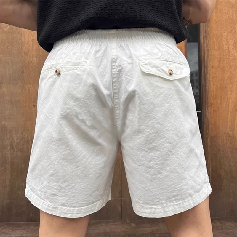Zomer heren witte shorts heren dunne shorts Dongdaemun herenkledingtrend_voghion.com