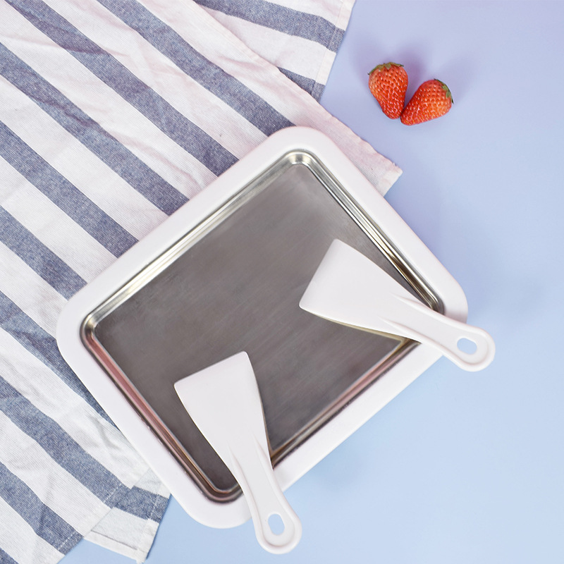 Nova casa iogurte verão mini pequena máquina de creme infantil aço inoxidável placa de gelo frito_voghion.com