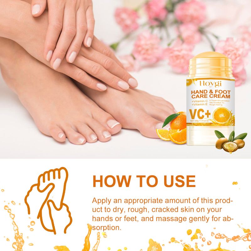 Hoygi Nourishing Hand Foot Care Cream verhënnert Rëssbildung vun den Hänn a Féiss, Reparatur vun doudegen Haut, Hydratatioun an Feuchtigkeit vun der dréchener Haut_voghion.com