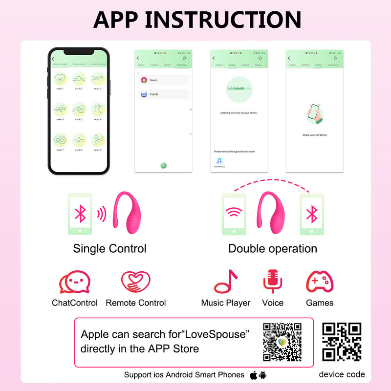Vibratori per mutandine femminili con telecomando APP a distanza per donne, stimolatore del clitoride, dildo wireless Lov_voghion.com