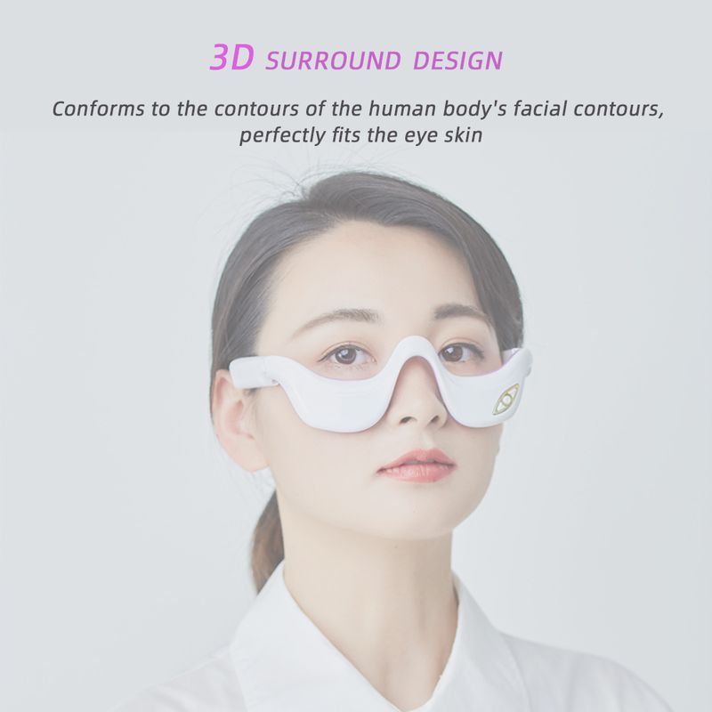 EMS Micro Current Pulse Hot Compress Eye Massager Vibration Eye Patch Relief Eye Wrinkles Remove Dark Circles Eye Skin Tightenin_voghion.com