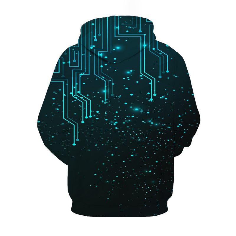 Nuovi maglioni interessanti da uomo e da donna con stampa 3D, felpa con cappuccio Hacker Chip, felpa con cappuccio alla moda a maniche lunghe_voghion.com