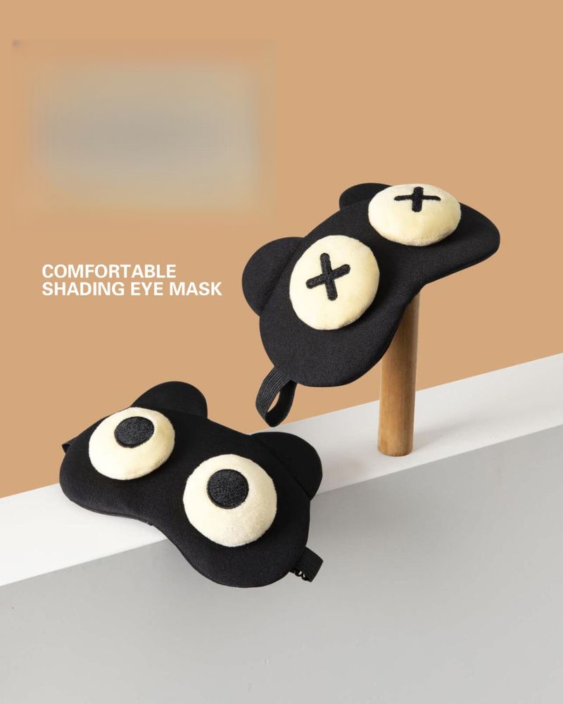 Maschera 3D per alleviare la stanchezza, impacco di ghiaccio, protezione per gli occhi, blocco della luce, impacco caldo e freddo, aiuto per il sonno degli studenti, speciale per_voghion.com