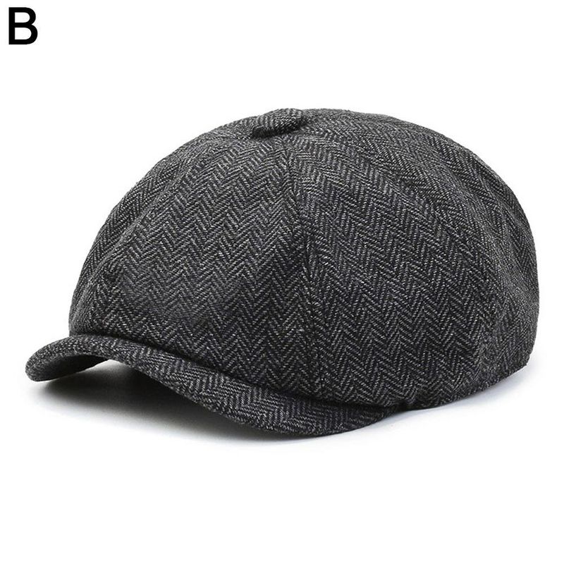 Heißer Verkauf Heißer Verkauf Tweed Zeitungsjunge Männer Gatsby Hüte Straße Retro Achteckigen Hut mit Krempe Caps Winter Frühling Hip Hop Baskenmütze_voghion.com