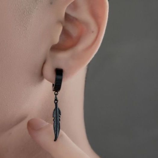 Clip Earrings Men's Personalized Ear Clips Without Piercings, High End Niche Trendy Men, No Need To Pierce The Ears_voghion.com