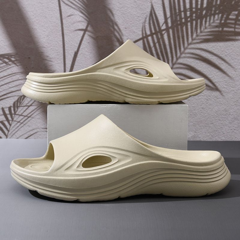 Pantofole estive da uomo con suola spessa, versatili, resistenti all'usura, con piedini antiscivolo in EVA e inodori, di alta qualità e alla moda._voghion.com
