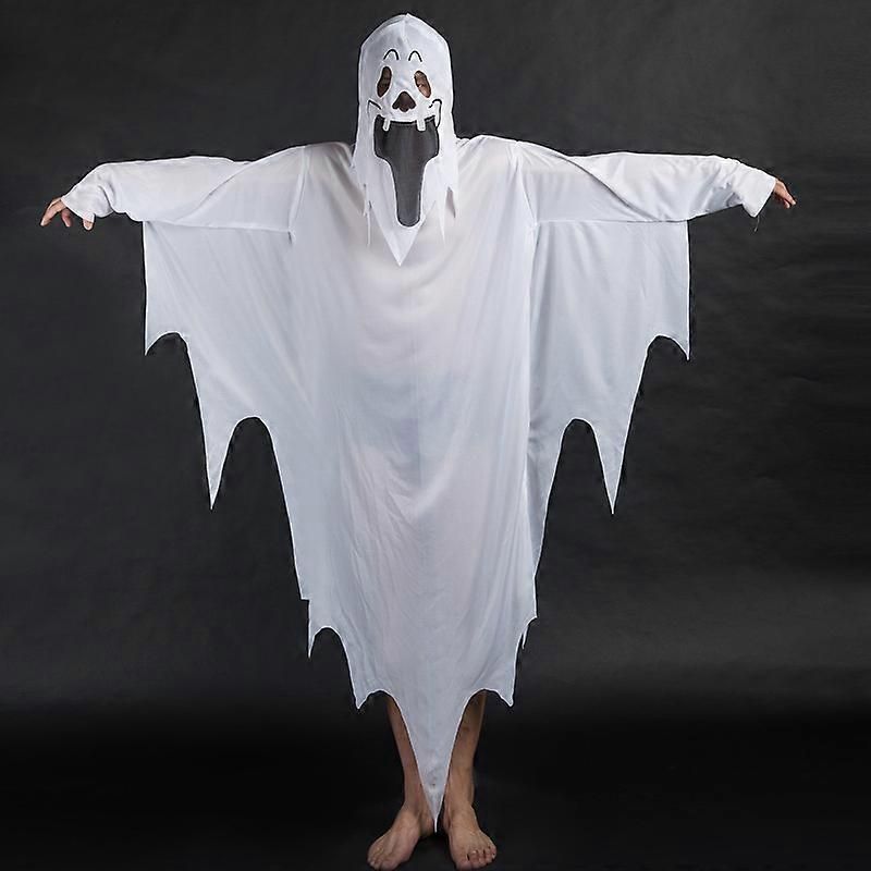 Costume da fantasma bianco, costume da mummia, adulto_voghion.com