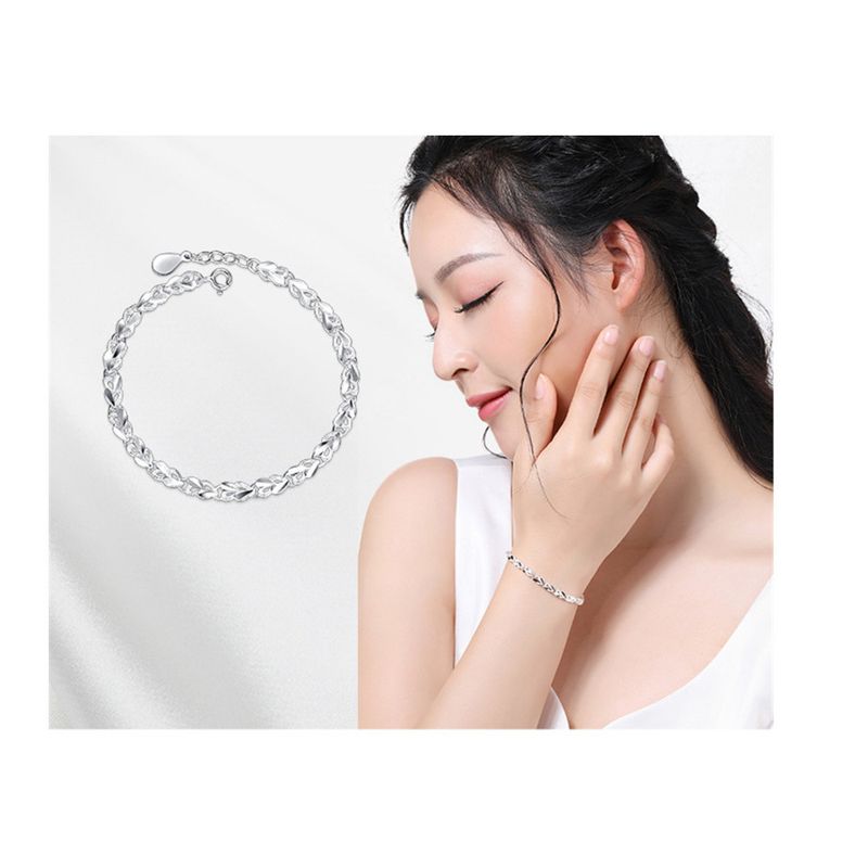 Love Style New Plating to Heart Matching Women's Simple and Personalized Creative XO Bracelet_voghion.com