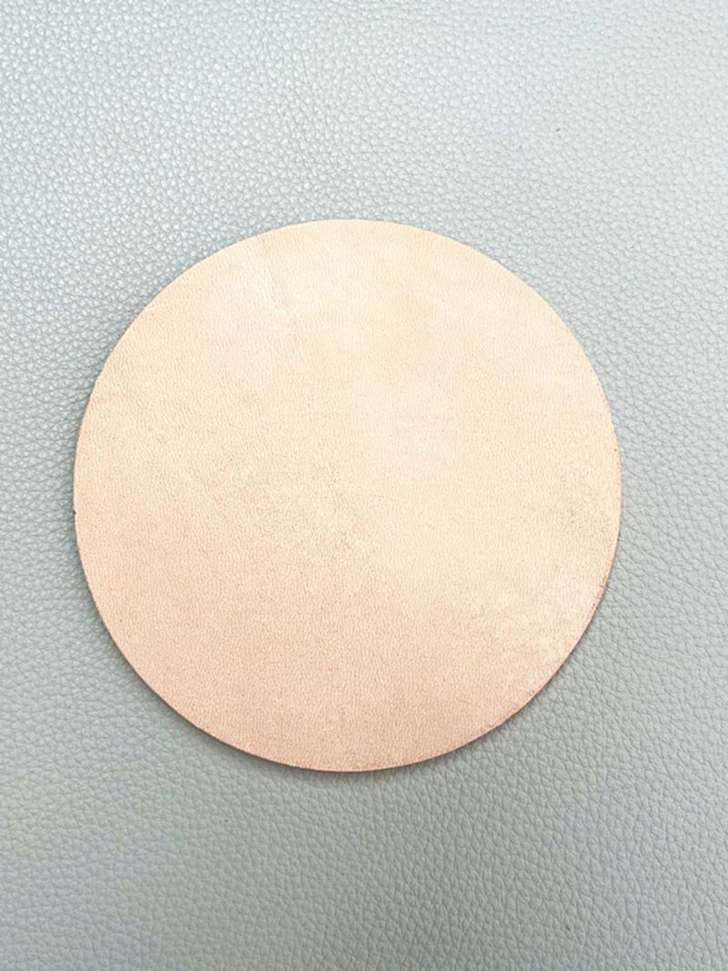Unbeatable Quality Thickene Stiff Vegetable Tanning Leather Coaster Top Layer Cowhie Heat Proof Mat Office Home Non-Slip Tea Cup Mouse_voghion.com