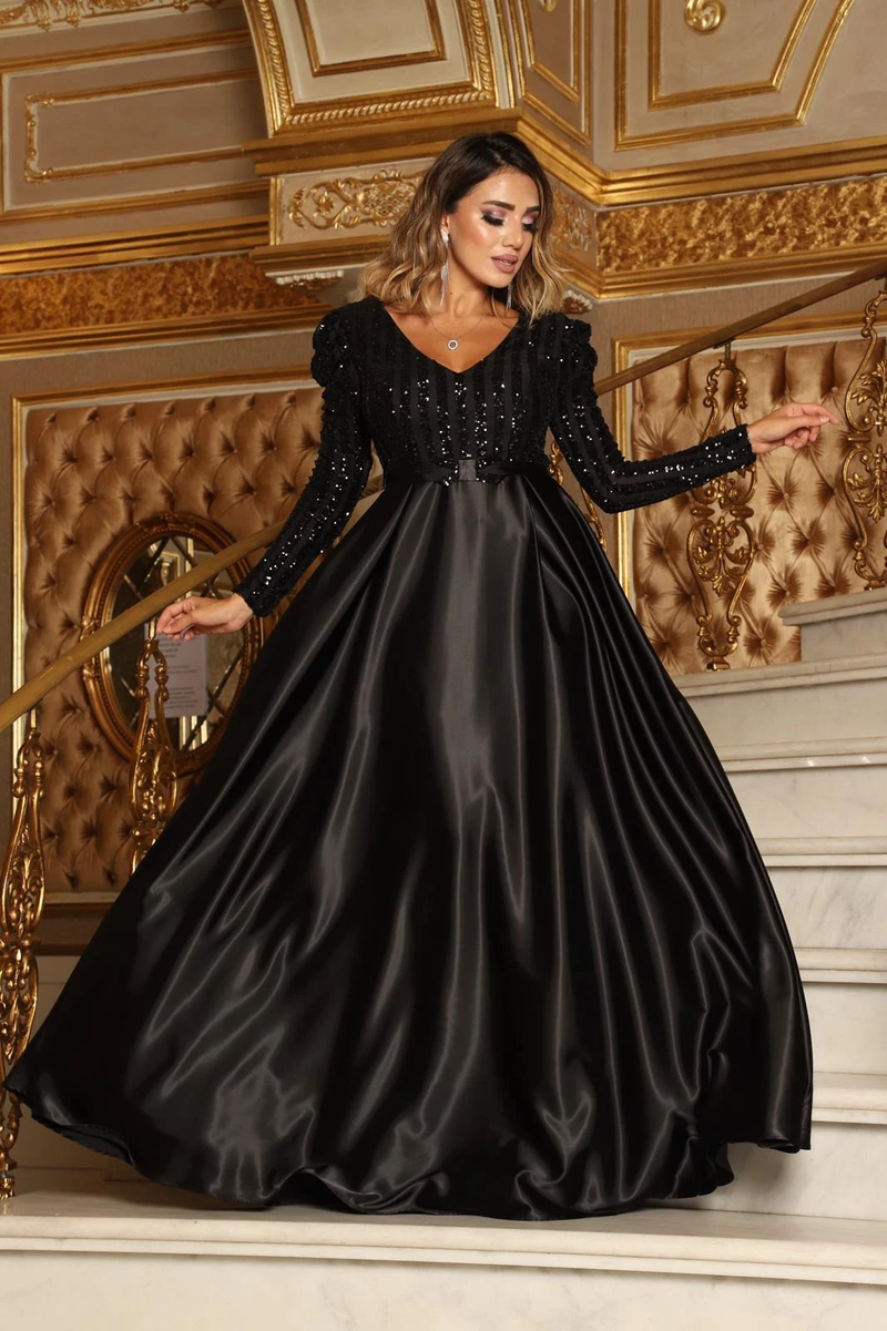 Damenbekleidung 2024 Neue Damenbekleidung Deep V Swing Sexy Langer Rock Trailing Bankett Abendkleid Neuer Stil_voghion.com