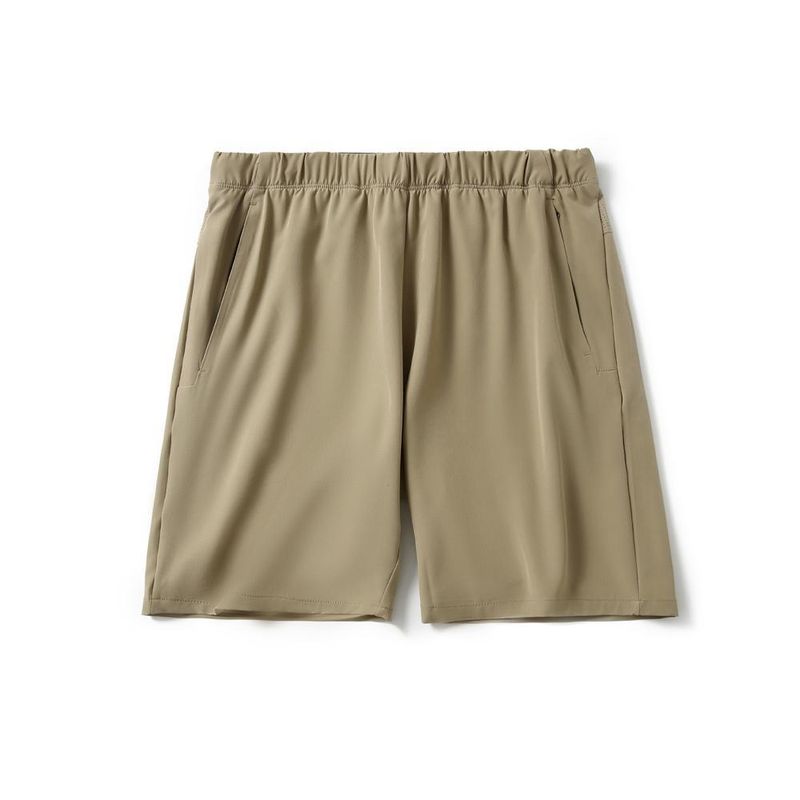 Premium Products Discounted Italian Light Summer Outdoor Men's Laser Punching Breathable Lightweight Thin Elastic Casual Shorts_voghion.com