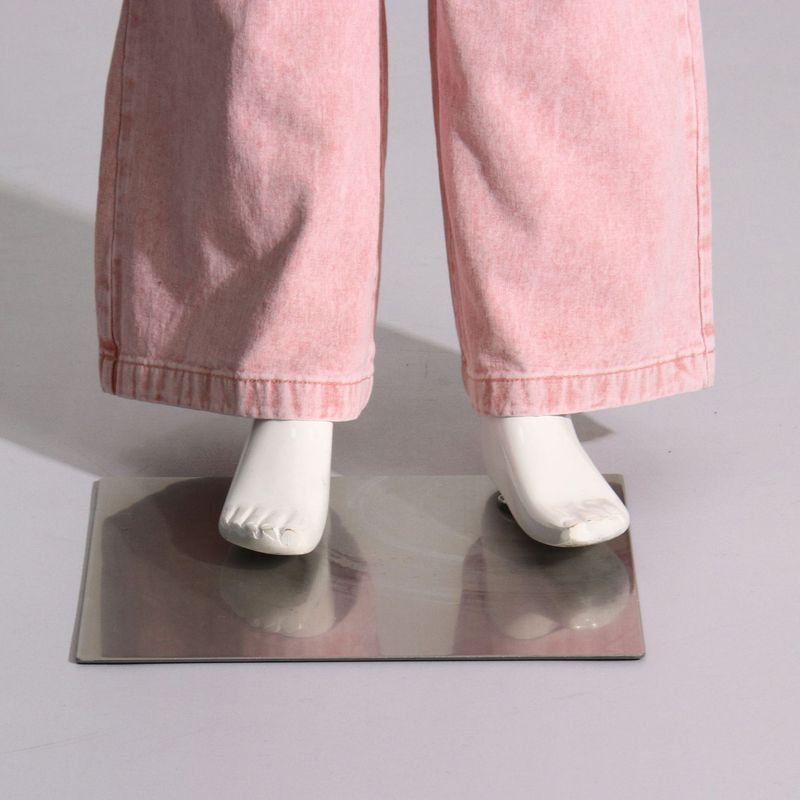 Vêtements pour femmes Niche design diamant clouté pantalon large jambe 2024 printemps nouvelle mode taille haute perlé haut de gamme jeans pour femmes_voghion.com