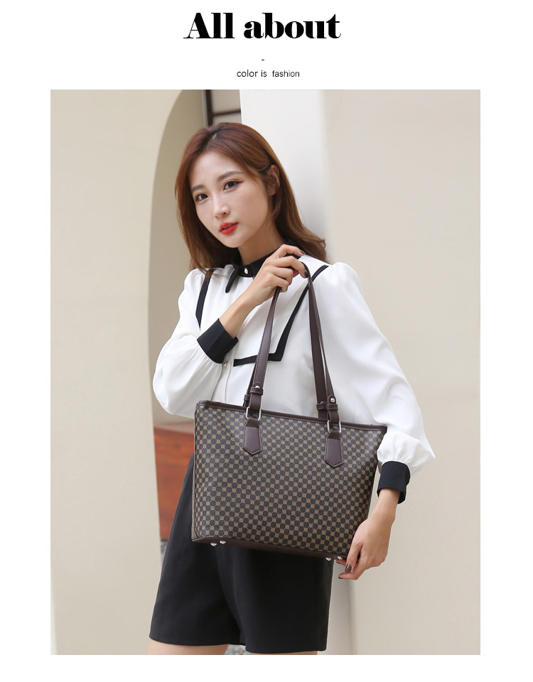 2023 neue Koreanische Mode Große Kapazität Drei Stück Abdeckung Mutter Tasche Einfache und Vielseitige frauen Schulter Handheld_voghion.com