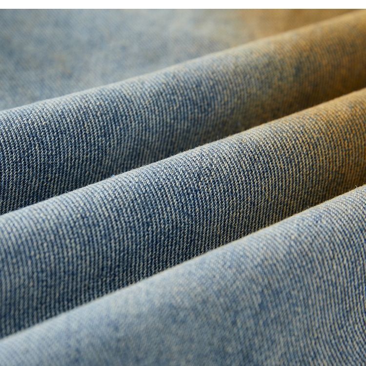 Spring Summer China-Chic Gradual Change Multi Pocket Straight Jeans Men And Women Personality Design Loose Skinny Pants_voghion.com