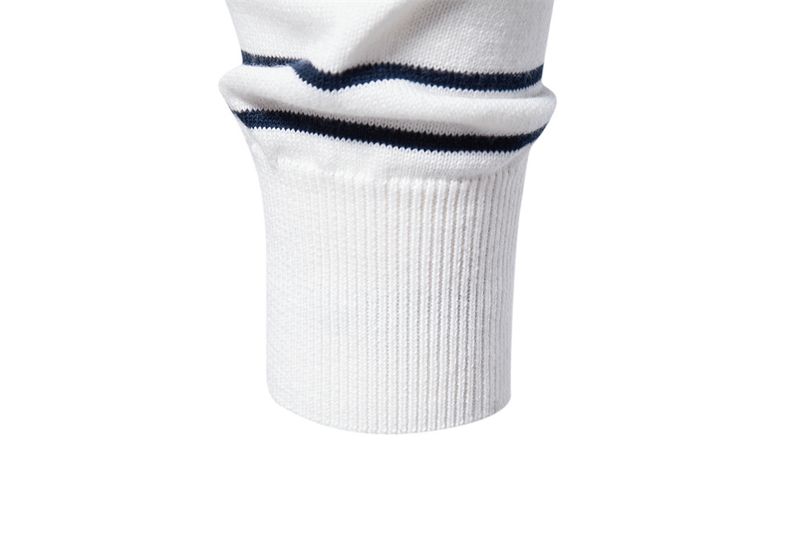Men's Clothing New Striped Color Matching Long Sleeved Men's Knitted Sweater Fashionable Round Neck Men's Casual Sweater_voghion.com