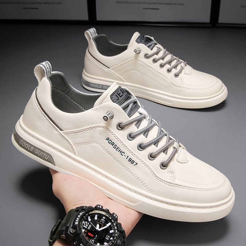 Euro Step Primavera 2025 Nuovi stivali bassi Martin da uomo, scarpe da ginnastica bianche alla moda, scarpe casual in pelle da lavoro_voghion.com