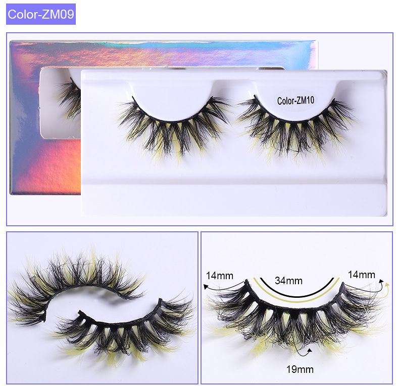 Cross-border eyelashes Europe and the United States and Russia roll-like mink color false eyelashes natural curling false eyelashes whole wholesale_voghion.com