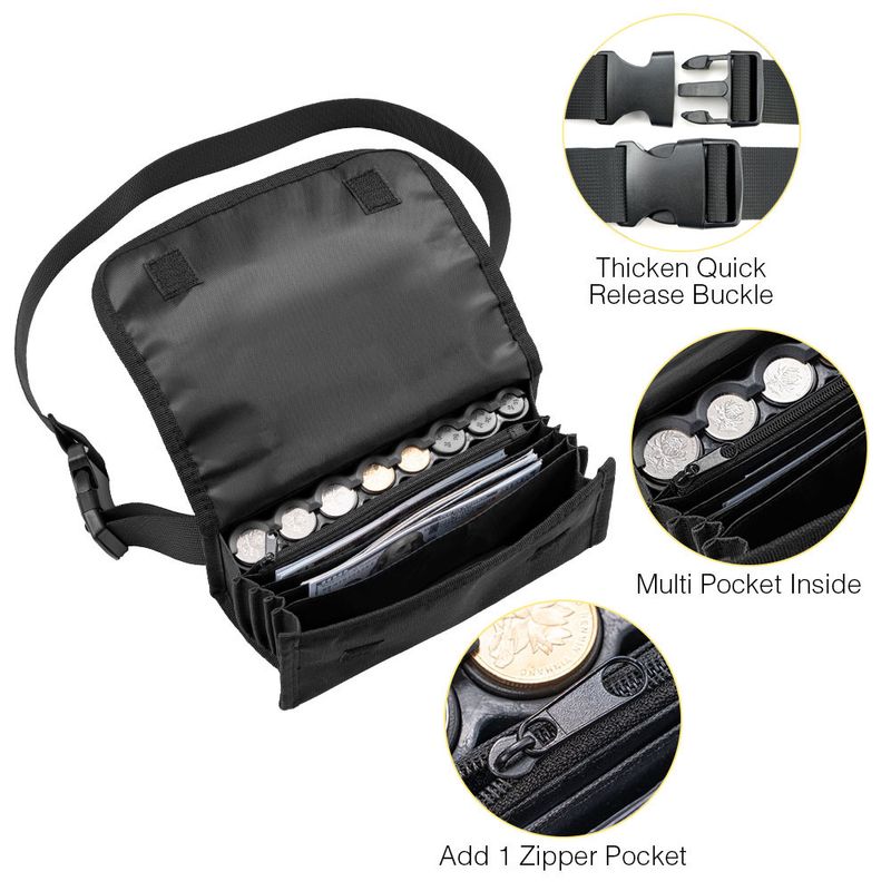 New Euro Waist Set Portable Holder Change Wallet Storage Bag Coin Purse_voghion.com