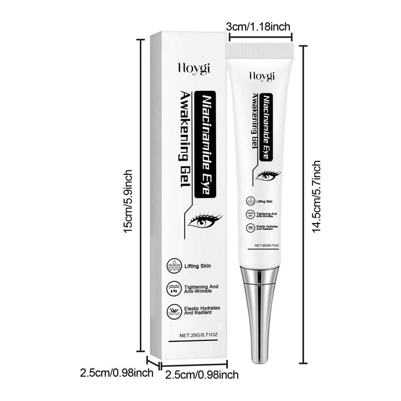 Hoygi Niacinamide Eye Gel Moisturizing Elastic Firming Skin Around The Eye Care Moisturizing Hydrating Eye Cream_voghion.com