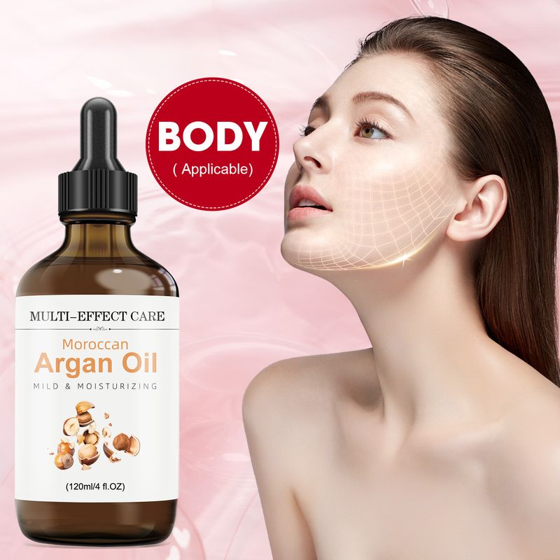 Moroccan Argan Facial Essential Oil And Hair Care Antioxidant Moisturizing Skin Softening_voghion.com