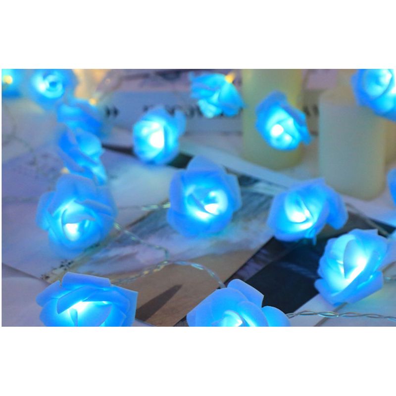 Ragazza Cuore Rosa Bianco Rosa LED Giorno Compleanno Decorazione Stringa Piccola Luce Notturna_voghion.com