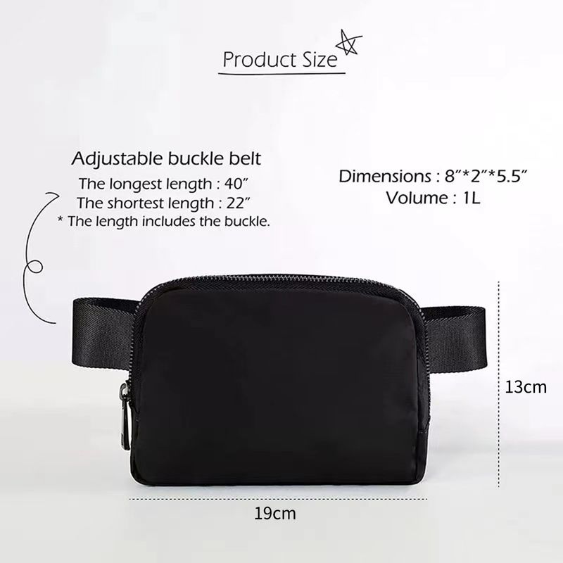 Lihao Unisex Gym Bag Adjustable Buckle Strap Large Capacity Multipurpose Sport Waistbag Fanny Pack for Sports-Khaki_voghion.com