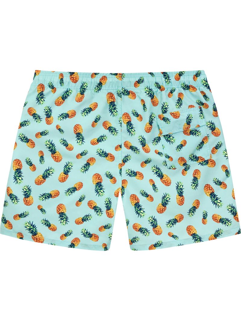 Vierviertel-Schnelltrocknende Strand-Badeshorts für Männer mit Mesh in Übergröße_voghion.com